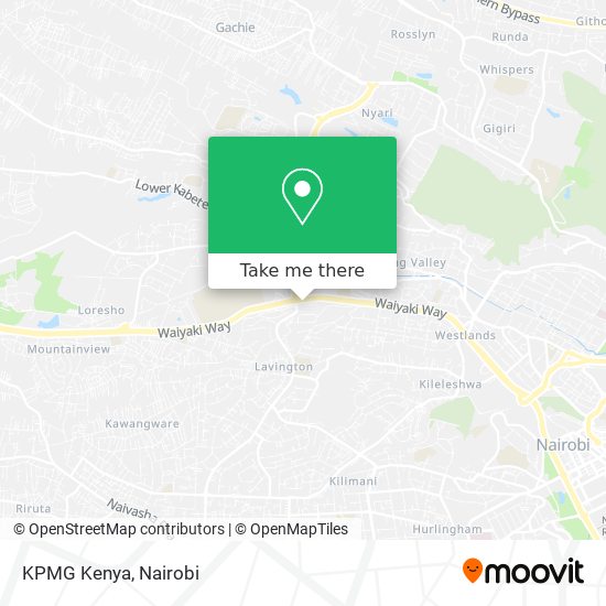 KPMG Kenya map