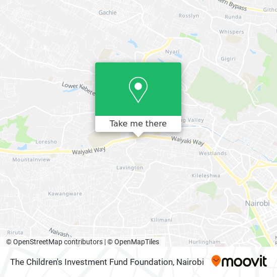 The Children's Investment Fund Foundation map