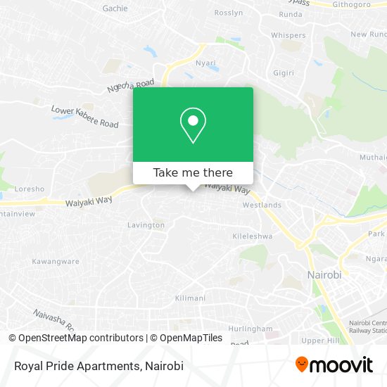 Royal Pride Apartments map