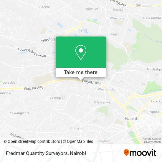 Fredmar Quantity Surveyors map