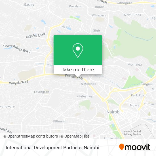 International Development Partners map
