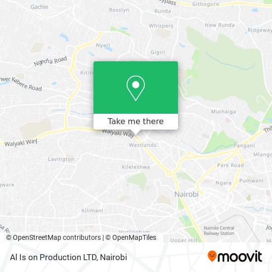 Al Is on Production LTD map