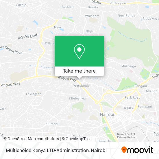 Multichoice Kenya LTD-Administration map