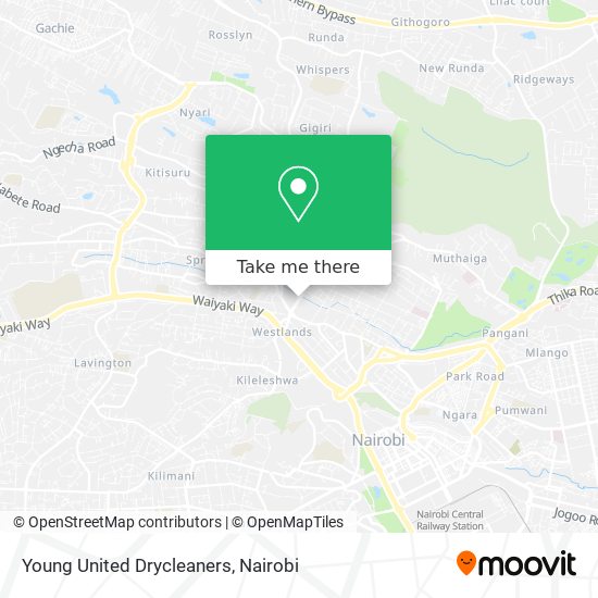 Young United Drycleaners map