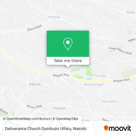 Deliverance Church Dumbuini Uthiru map