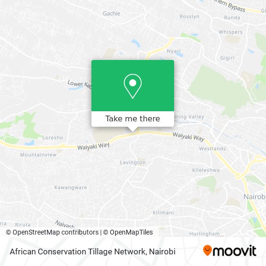 African Conservation Tillage Network map