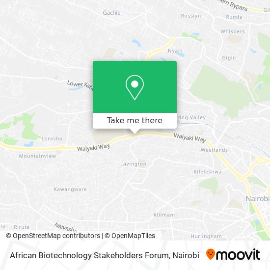 African Biotechnology Stakeholders Forum map