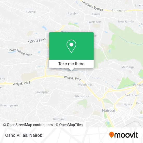Osho Villas map