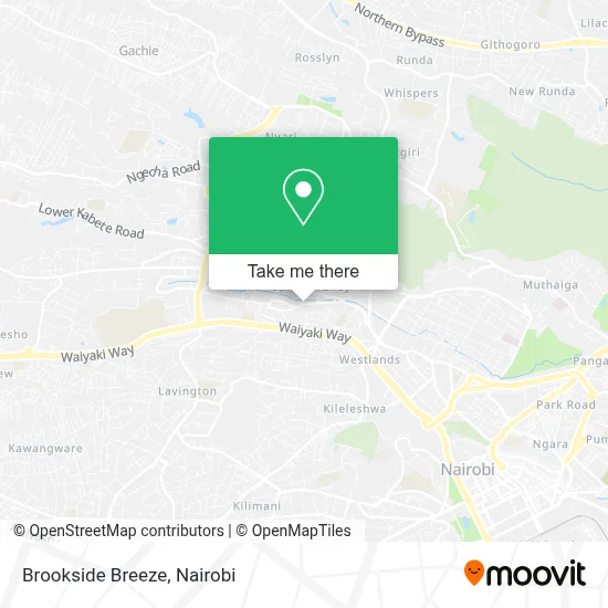 Brookside Breeze map