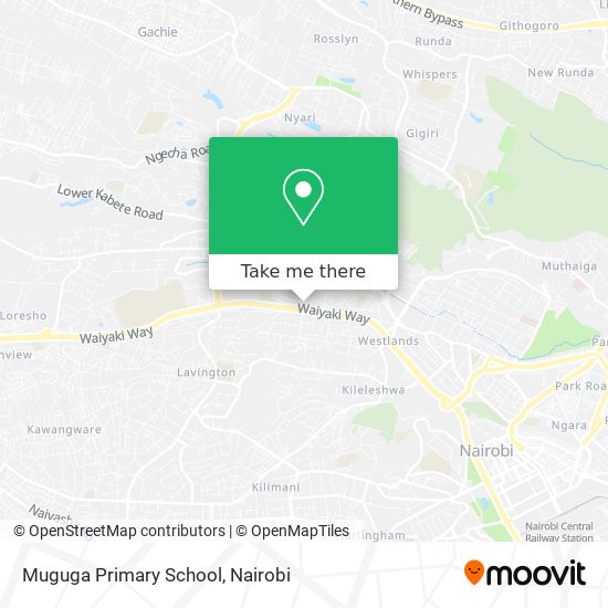 Muguga Primary School map