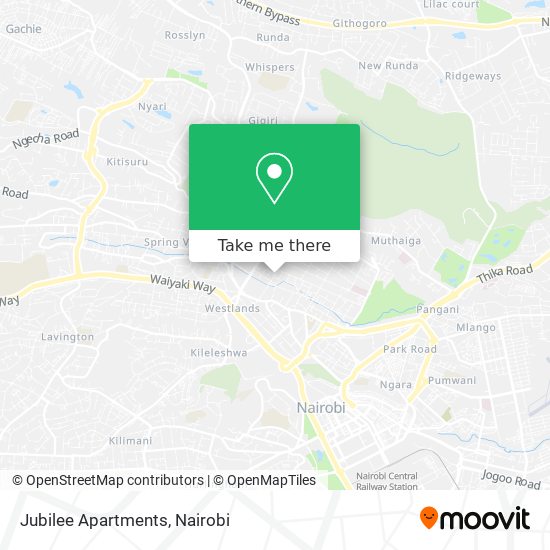 Jubilee Apartments map
