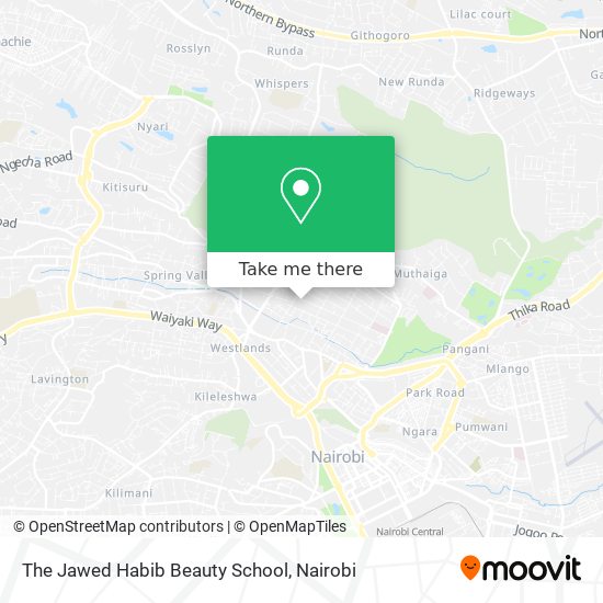 The Jawed Habib Beauty School map