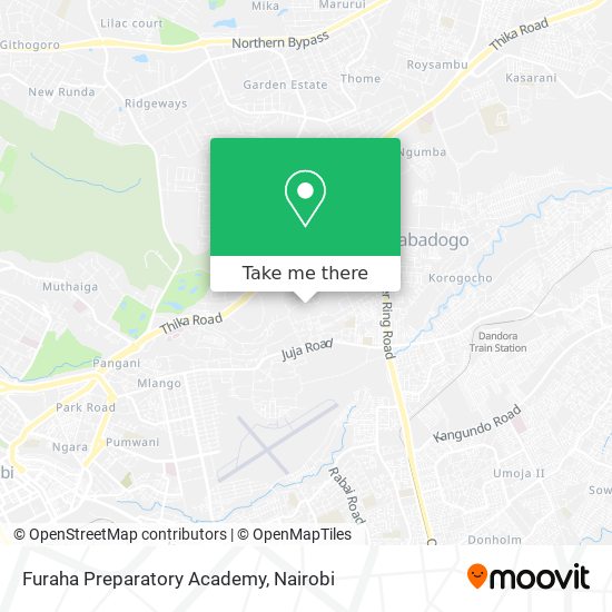 Furaha Preparatory Academy map
