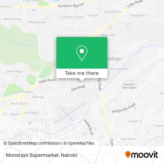 Monstays Supermarket map