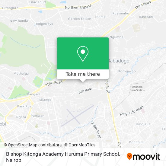 Bishop Kitonga Academy Huruma Primary School map