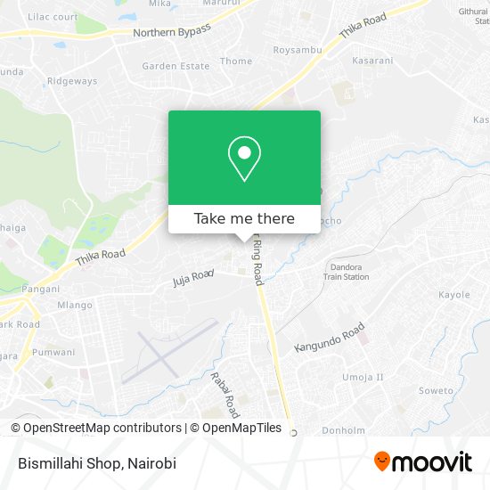 Bismillahi Shop map
