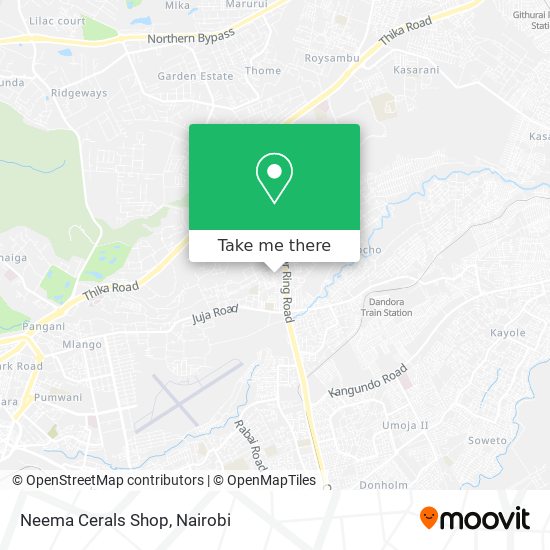 Neema Cerals Shop map