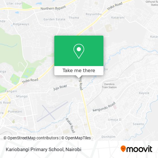 Kariobangi Primary School map