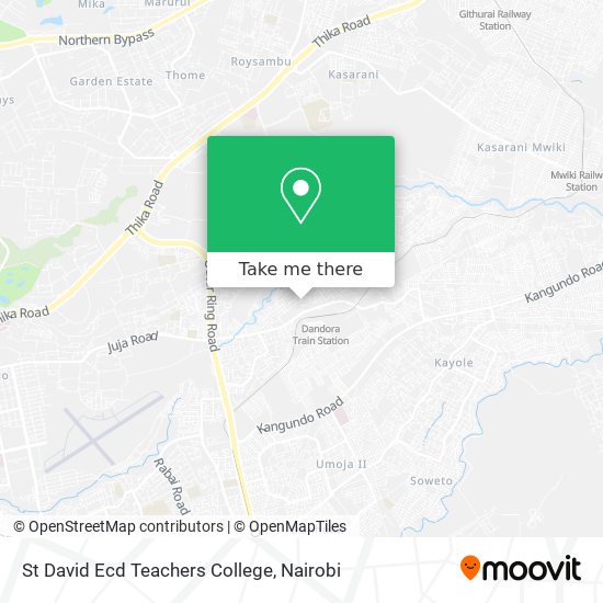 St David Ecd Teachers College map