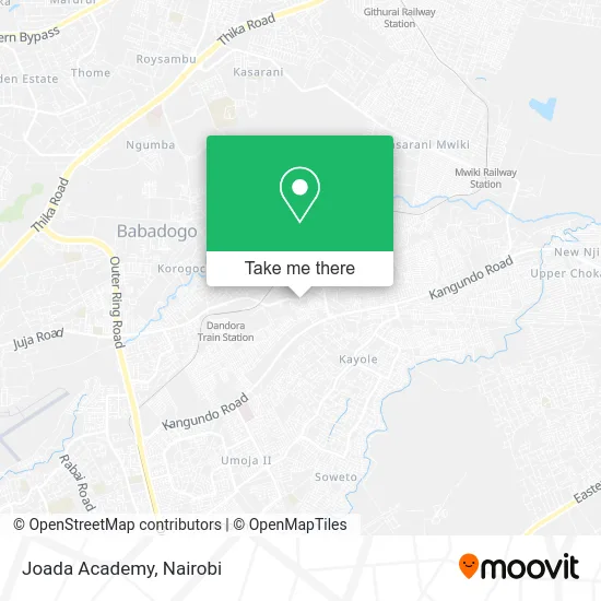 Joada Academy map