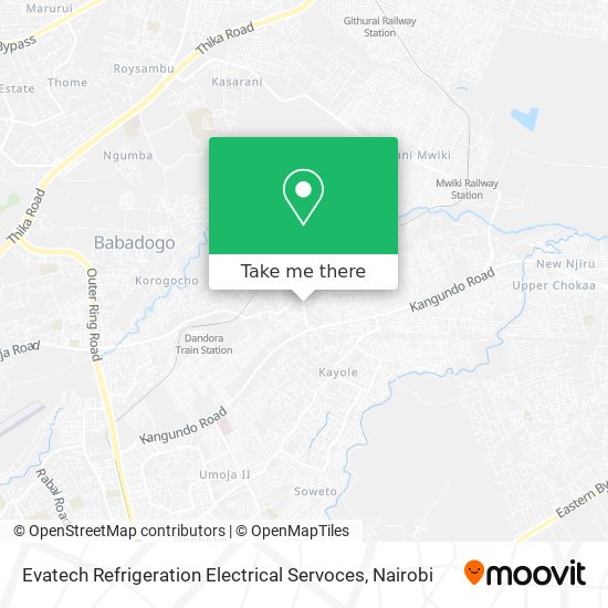Evatech Refrigeration Electrical Servoces map