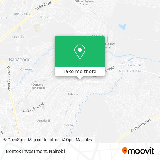 Bentex Investment map