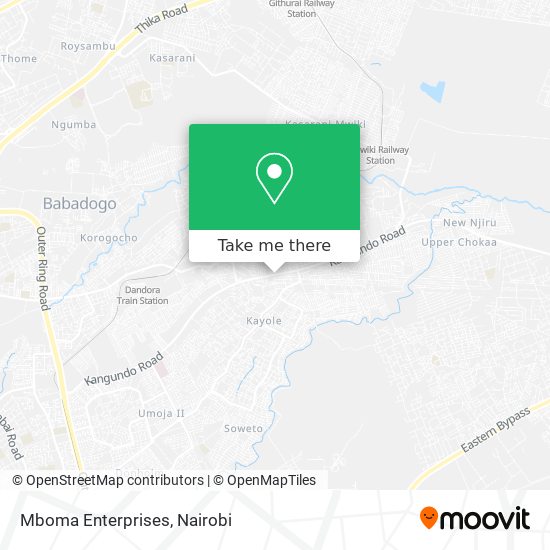 Mboma Enterprises map