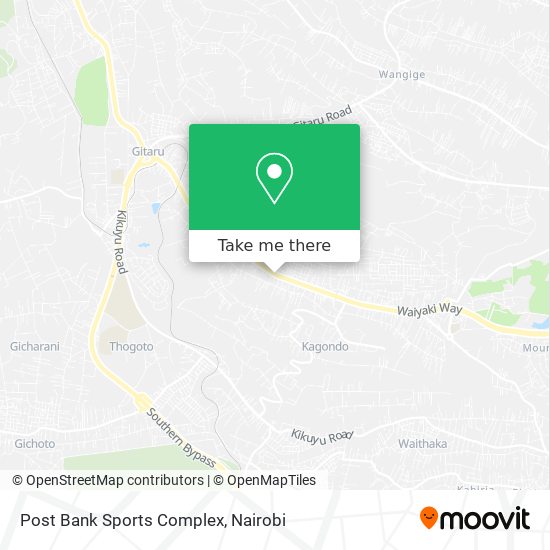 Post Bank Sports Complex map