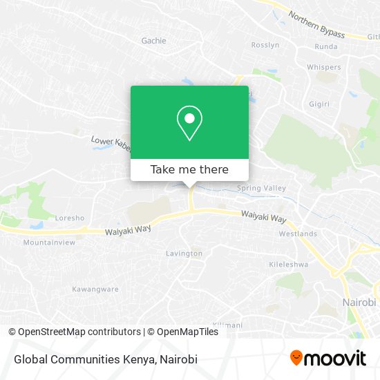 Global Communities Kenya map