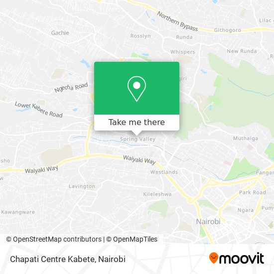 Chapati Centre Kabete map