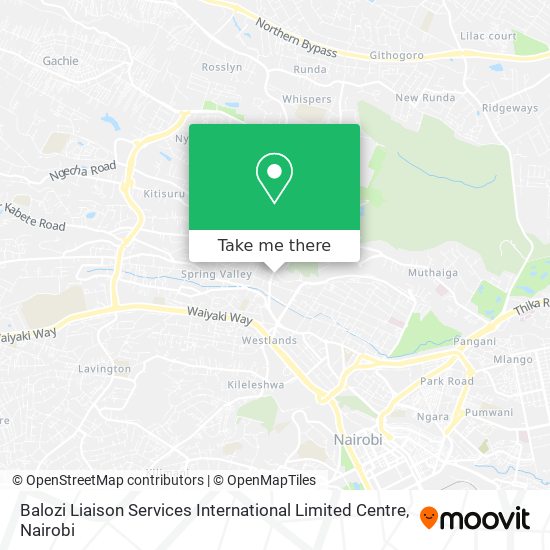 Balozi Liaison Services International Limited Centre map