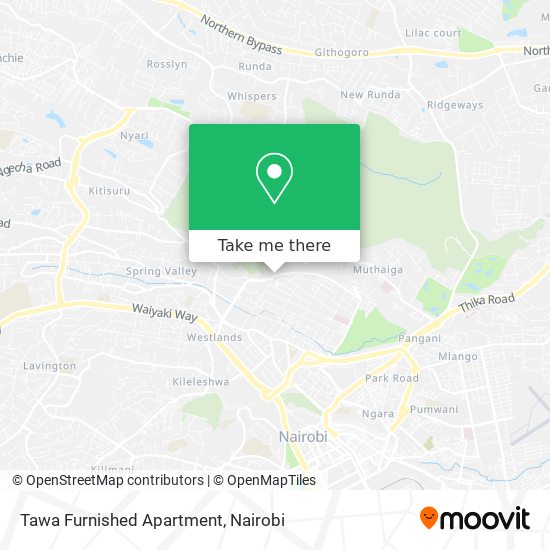 Tawa Furnished Apartment map