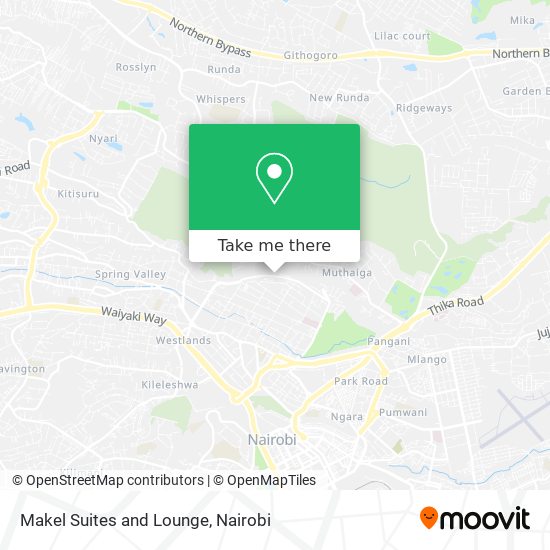 Makel Suites and Lounge map