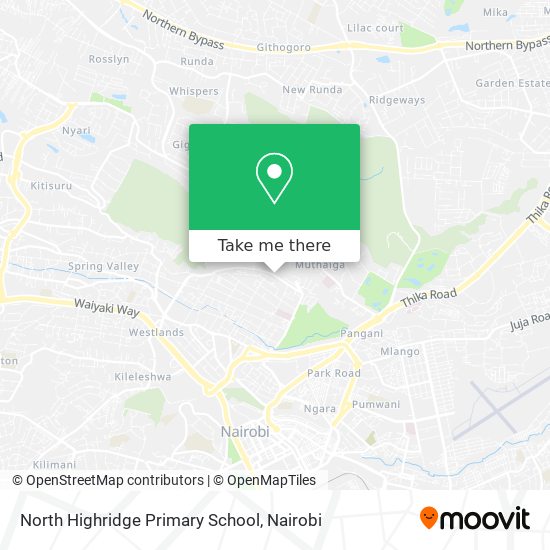 North Highridge Primary School map