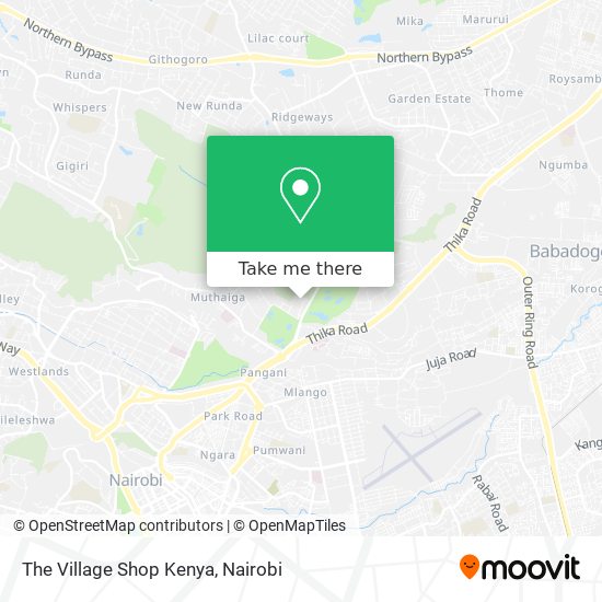 The Village Shop Kenya map
