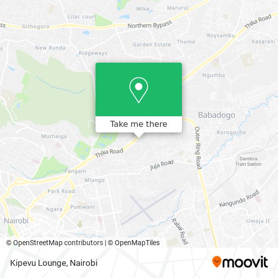 Kipevu Lounge map