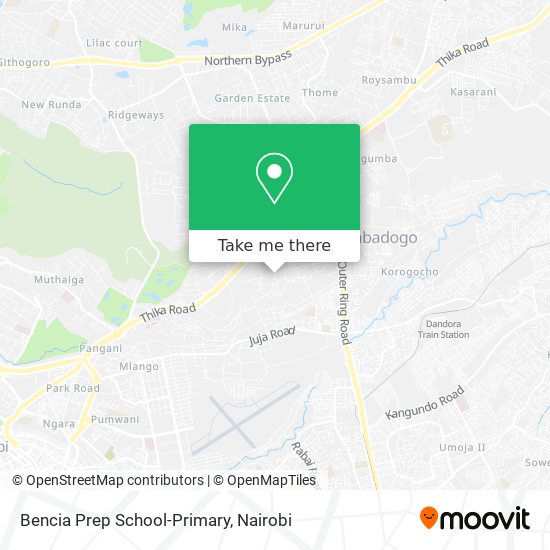 Bencia Prep School-Primary map