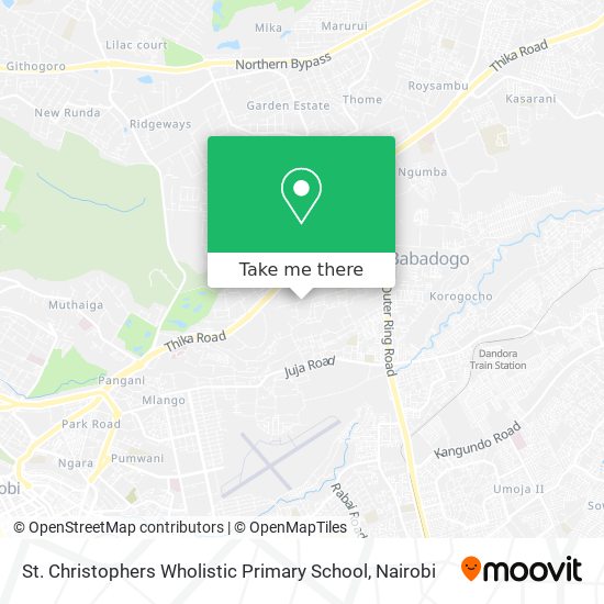 St. Christophers Wholistic Primary School map