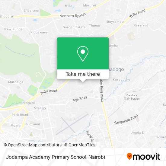 Jodampa Academy Primary School map