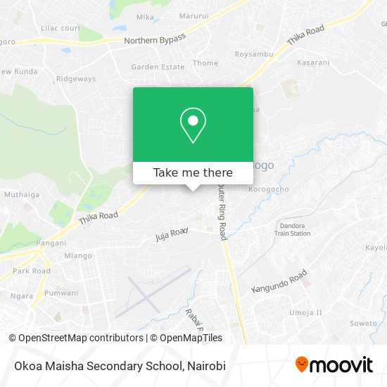 Okoa Maisha Secondary School map