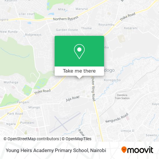 Young Heirs Academy Primary School map