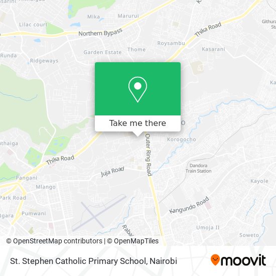 St. Stephen Catholic Primary School map