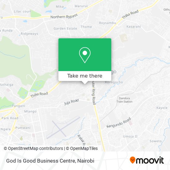 God Is Good Business Centre map