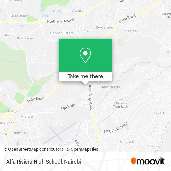 Alfa Riviera High School map
