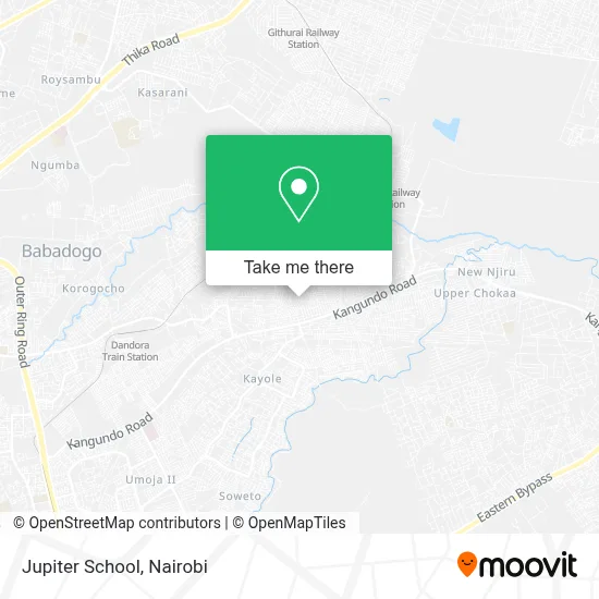 Jupiter School map