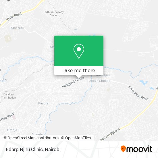 Edarp Njiru Clinic map