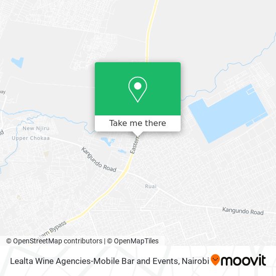 Lealta Wine Agencies-Mobile Bar and Events map