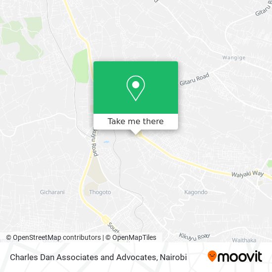 Charles Dan Associates and Advocates map