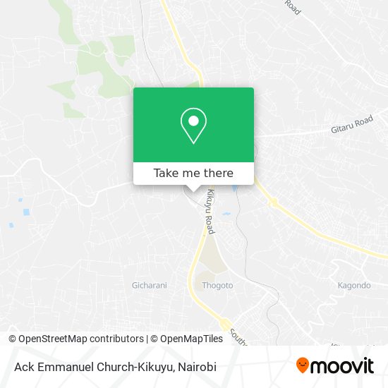Ack Emmanuel Church-Kikuyu map