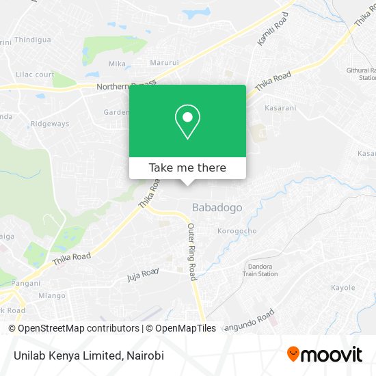Unilab Kenya Limited map